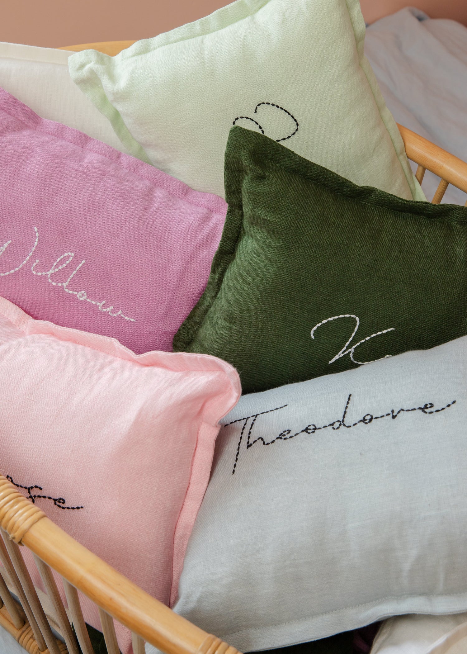 Linen Nursery Cushion