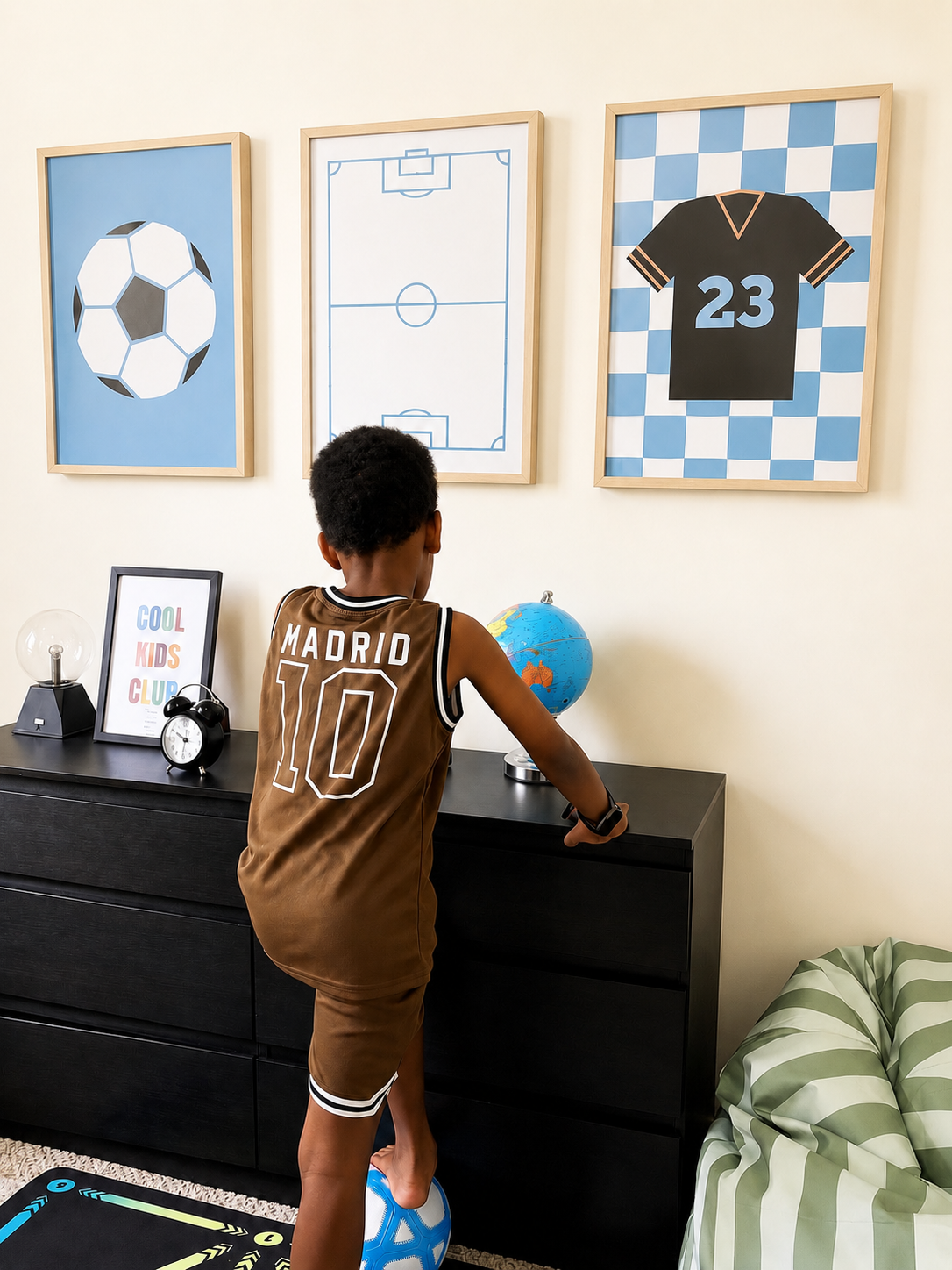 3 SET SOCCER THEME PRINTABLE WALL ART