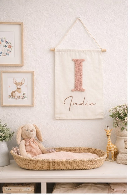 Personalised Embroidered Wall Banner