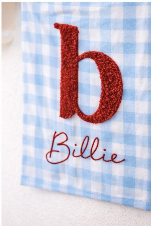 Personalised Embroidered Wall Banner